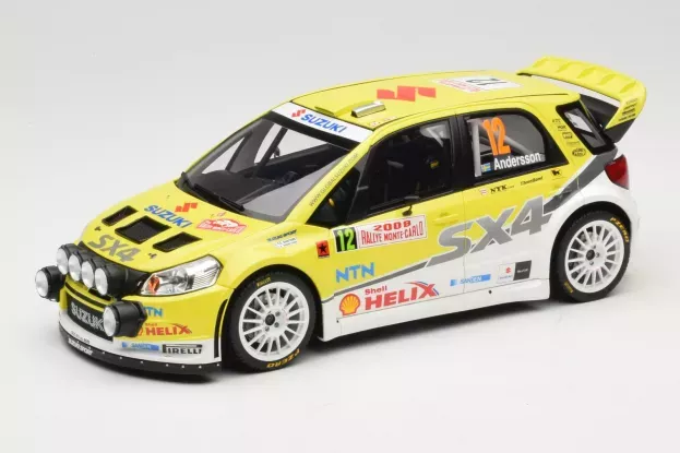 Ottomobile Suzuki Sx4 Wrc night Version N 12 Rally Montecarlo 2008 Gunnar Andersson Jonas Andersson 1:18 OT495